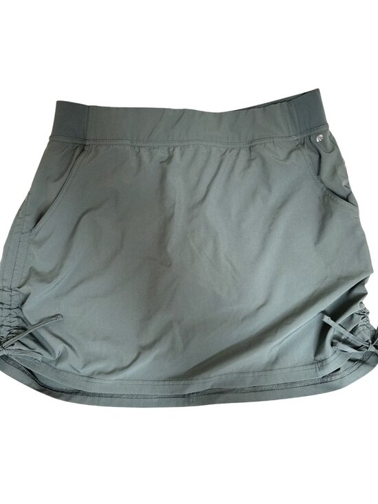 Marika Pants - Marika Womens Green Skort With Side Pockets & Adjustable Drawstrings XL